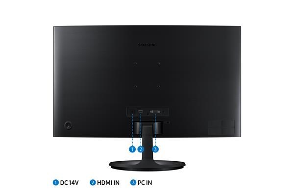 SAMSUNG MT LED LCD Monitor 24 S360C FullHD - Prohnutý 1800R,  VA,  1920x1080,  4ms, VGA, HDMI8 