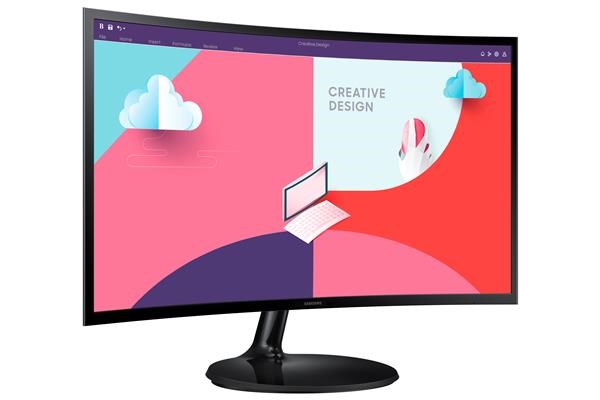 SAMSUNG MT LED LCD Monitor 24 S360C FullHD - Prohnutý 1800R,  VA,  1920x1080,  4ms, VGA, HDMI1 