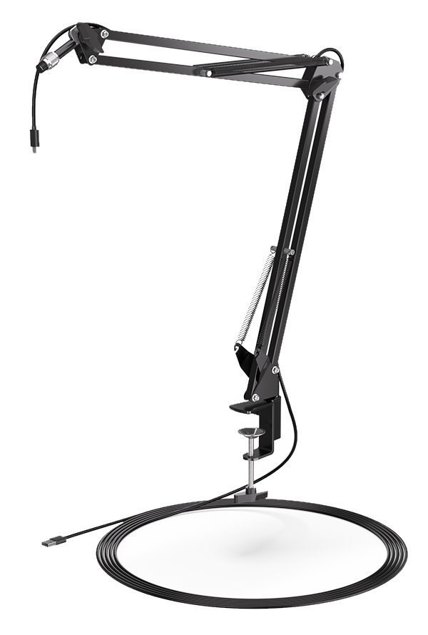 Endorfy stojan na mikrofon Streaming Boom Arm / max 63mm tloušťka stolu / 100x90 mm / černý0 