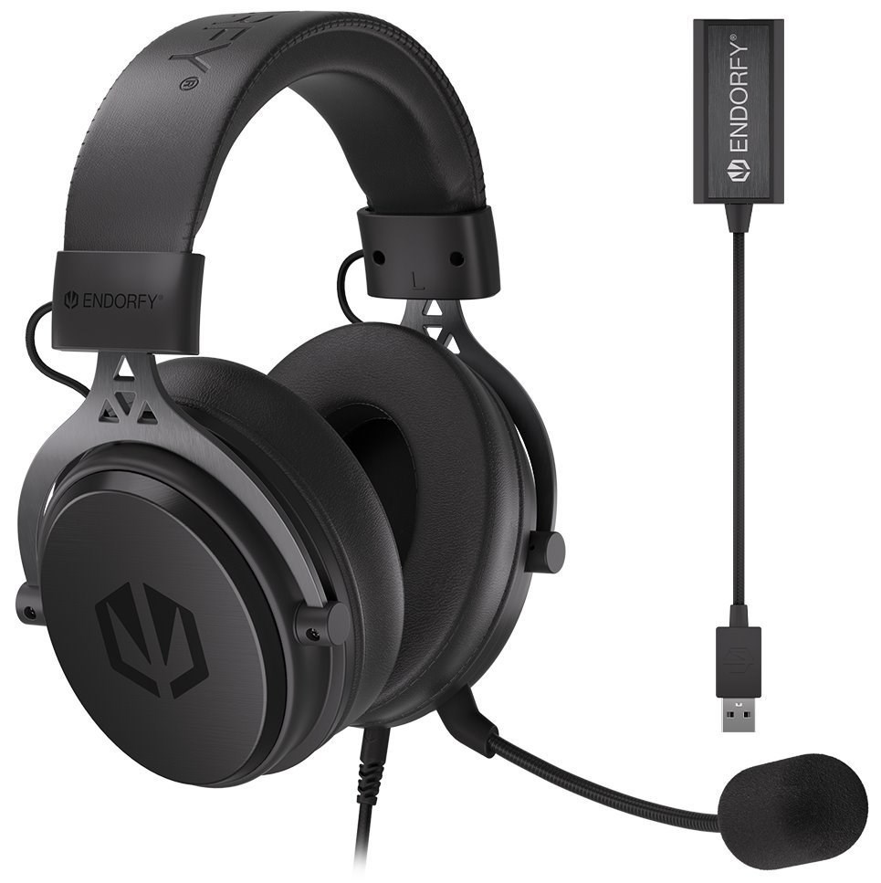 Endorfy headset VIRO Plus USB / drátový / s odnímatelným mikrofonem / USB / černý2 
