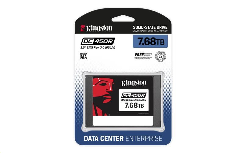 Kingston SSD 8TB (7680G) DC600M (Entry Level Enterprise/ Server) 2.5” SATA1 