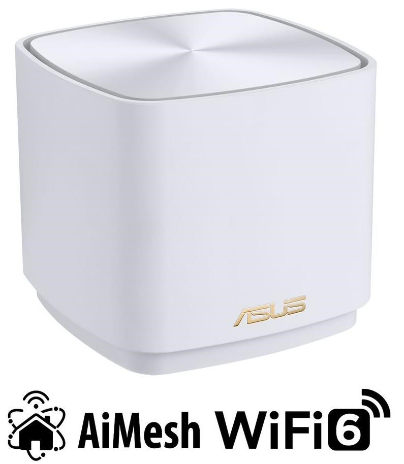 ASUS ZenWiFi XD4 Plus 1-pack white Wireless AX1800 Dual-band Mesh WiFi 6 System2 