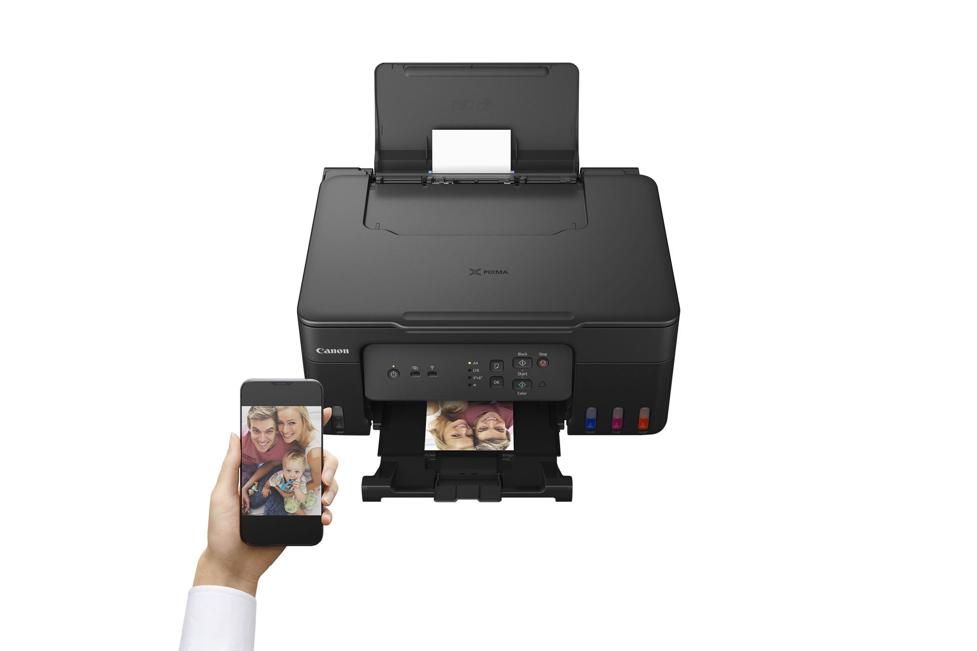 Canon PIXMA G3430 černá (doplnitelné zásobníky inkoustu) - barevná,  MF (tisk, kopírka, sken),  USB,  Wi-Fi0 