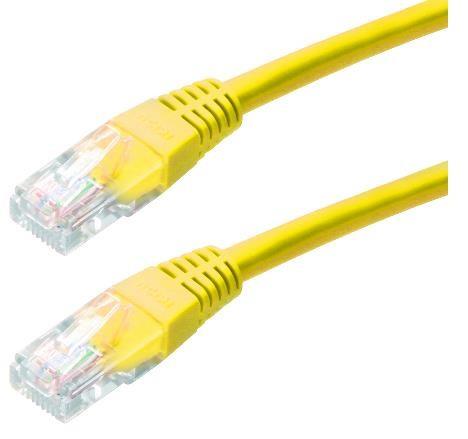 XtendLan patch kábel Cat6,  UTP - 3m,  žltý0 