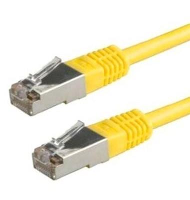 XtendLan patch kábel Cat5E, FTP - 0,5m, žltý (predaj po 10 ks)0 