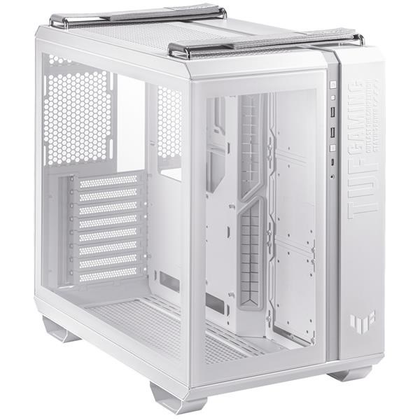 ASUS case TUF GAMING CASE (GT502) TG,  Mid Tower,  průhledná bočnice,  bílá1 