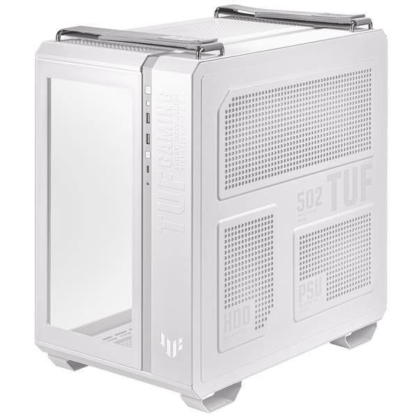 ASUS case TUF GAMING CASE (GT502) TG,  Mid Tower,  průhledná bočnice,  bílá10 