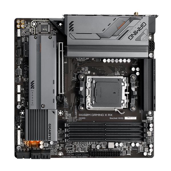 BAZAR - GIGABYTE MB Sc AM5 B650M GAMING X AX, AMD B650, 4xDDR5, 2xDP, 1xHDMI, WI-FI, mATX - Po opravě (Bez příšlušenství3 