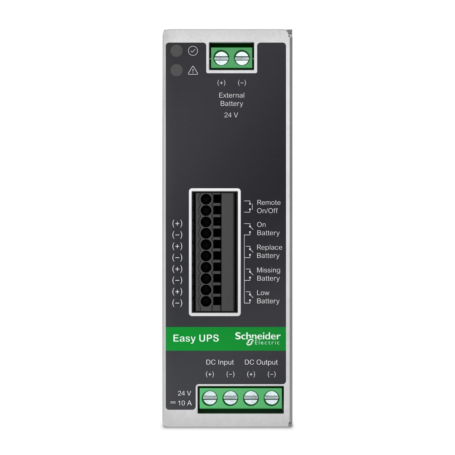 APC Easy UPS Din Rail Mount Switch Power Supply Battery Back Up 24V DC 20 A,  480W1 