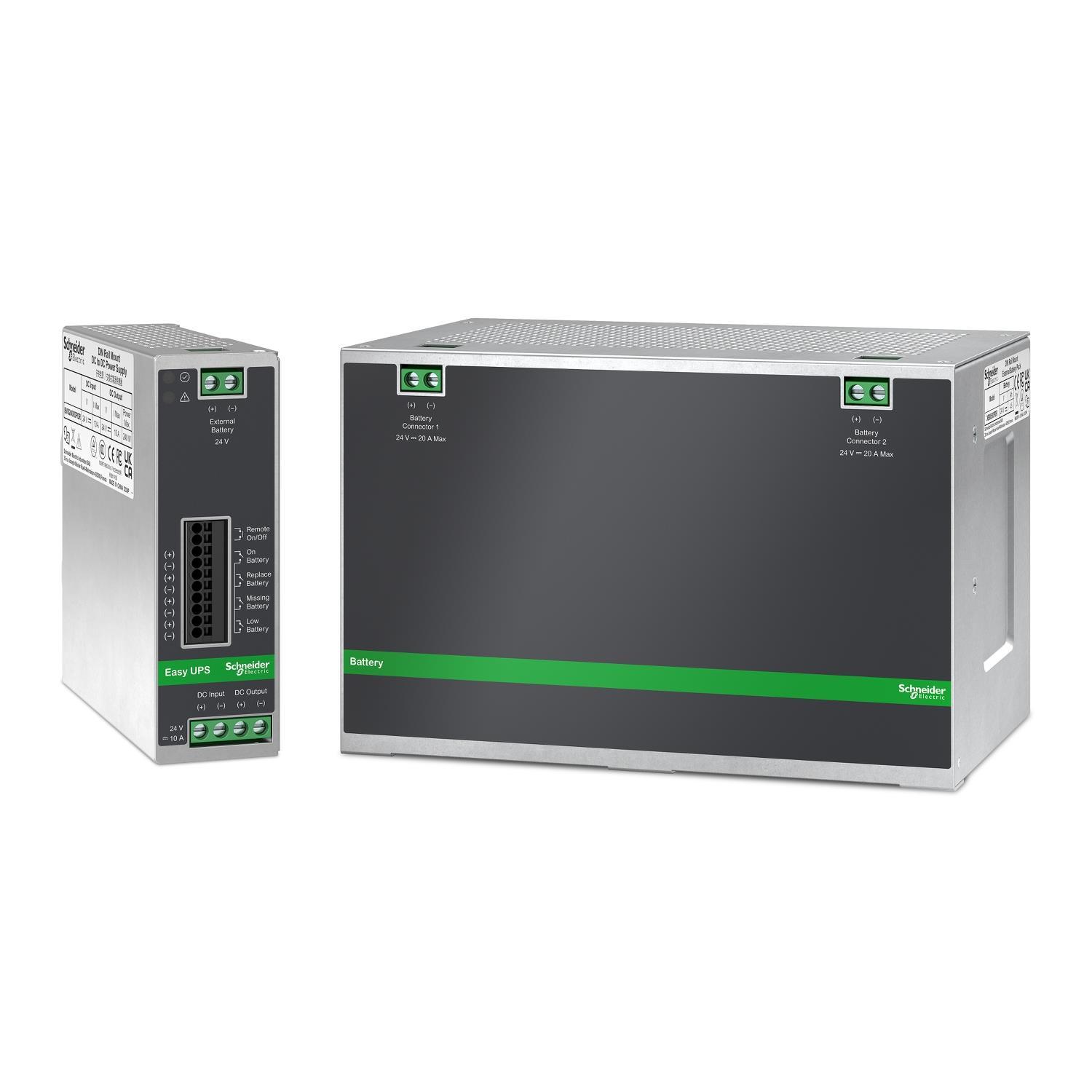 APC Easy UPS Din Rail Mount Switch Power Supply Battery Back Up 24V DC 20 A,  480W2 