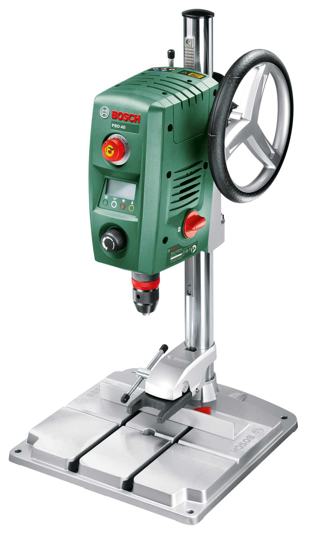 BOSCH PBD 40,  stolní vrtačka,  710 W,  průměr ocel 13 mm,  průměr dřevo 40 mm0 