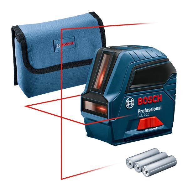 BOSCH GLL 2-10,  čárový laser,  dosah 10 m0 