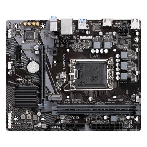 GIGABYTE MB Sc LGA1700 H610M K DDR4,  Intel H610,  2xDDR4,  1xHDMI,  mATX3 