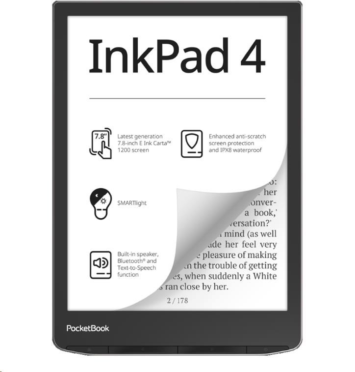 POCKETBOOK 743G Inkpad 4 Stardust Silver3 
