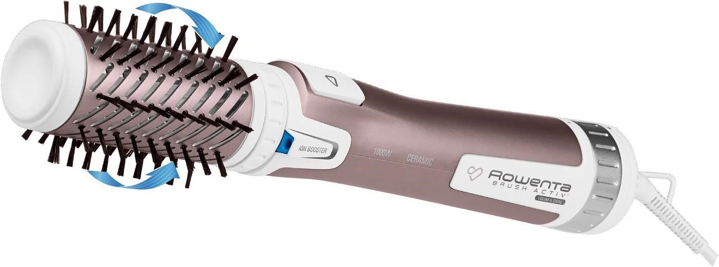 Rowenta CF9540F0 Brush Activ Premium Care kulmofén,  1000 W,  rotační,  přírodní štětiny,  2 rychlosti a teploty4 