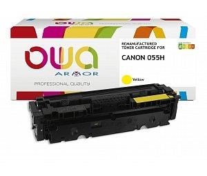 OWA Armor toner kompatibilný s Canon CRG-055H Y, 5900st, žltá/ yellow0 