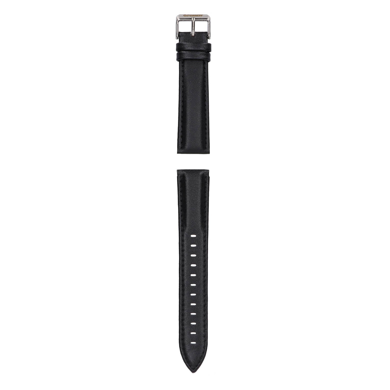 Garett Smartwatch řemínek 20 mm,  černý se stříbrnou sponou0 