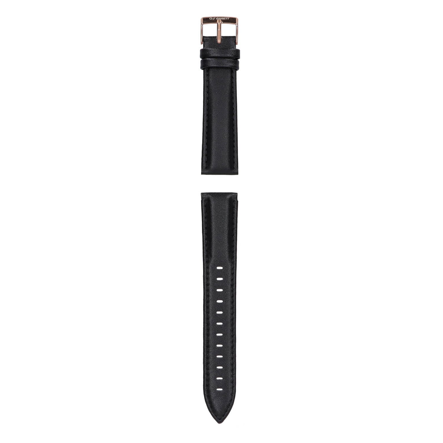 Garett Smartwatch řemínek 20 mm,  černý se zlatou sponou0 