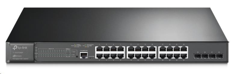 BAZAR - TP-Link OMADA JetStream switch TL-SG3428MP (24xGbE,  4xSFP,  24x PoE+ 384W,  2xConsole) - poškozený obal0 