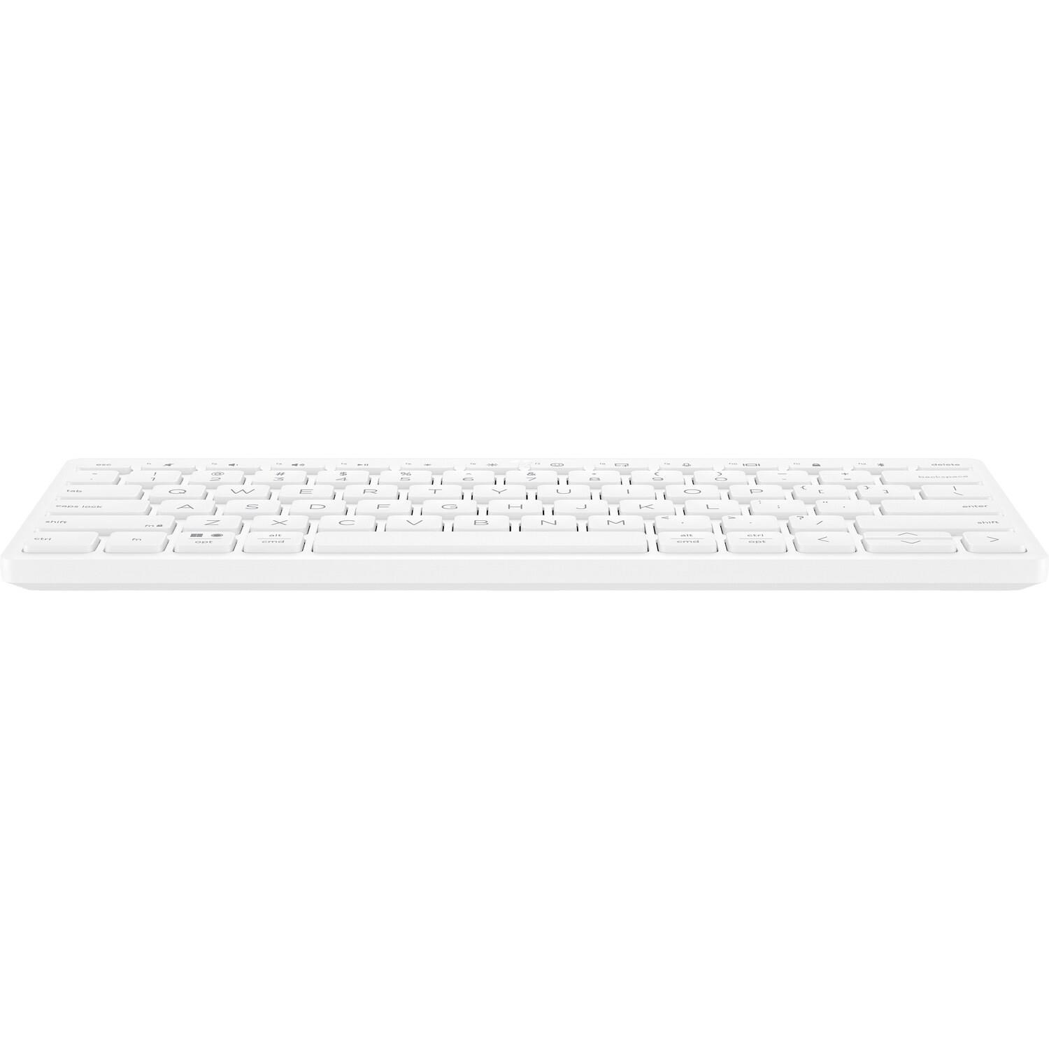 HP 350 Compact Multi-Device Keyboard White - CZ&SK lokalizace - kompaktní klávesnice BT pro více zařízení4 