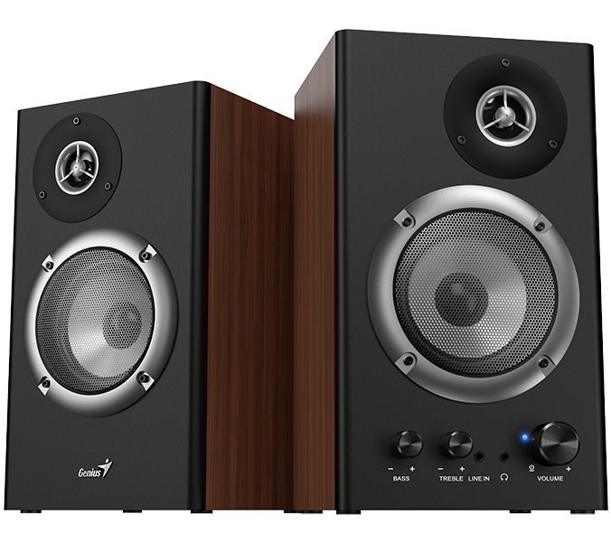 GENIUS repro SP-HF1200B,  2.0,  36W,  dřevěné,  černá-hnědá0 