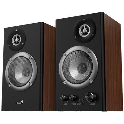 GENIUS repro SP-HF1200B,  2.0,  36W,  dřevěné,  černá-hnědá1 