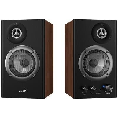 GENIUS repro SP-HF1200B,  2.0,  36W,  dřevěné,  černá-hnědá2 
