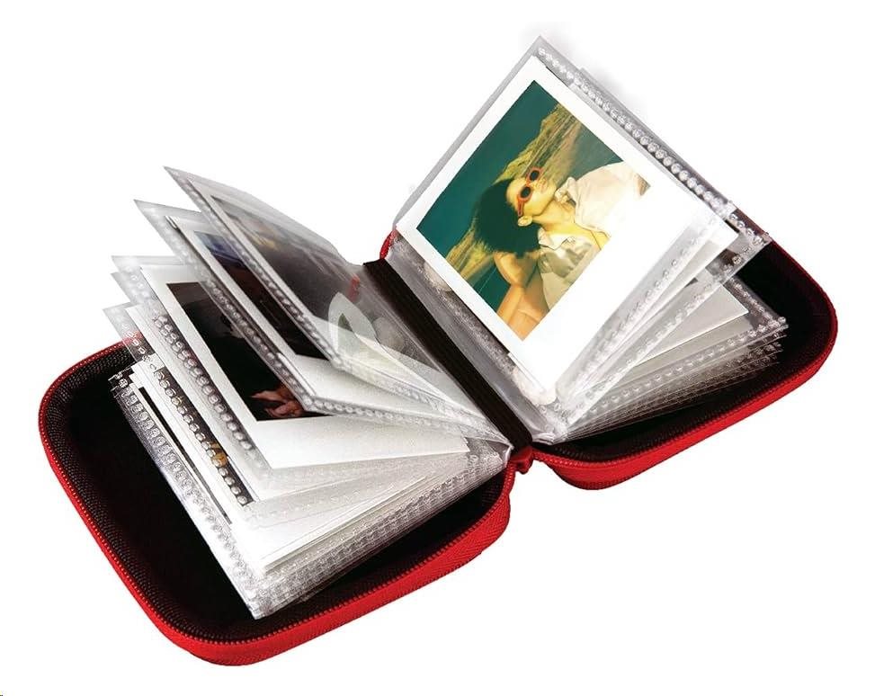 Polaroid Go Pocket Photo Album Red - 36 fotek1 