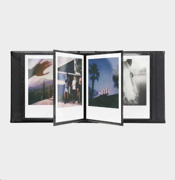 Polaroid Photo Album Small Black 40 fotek (i-Type,  600,  SX-70)4 
