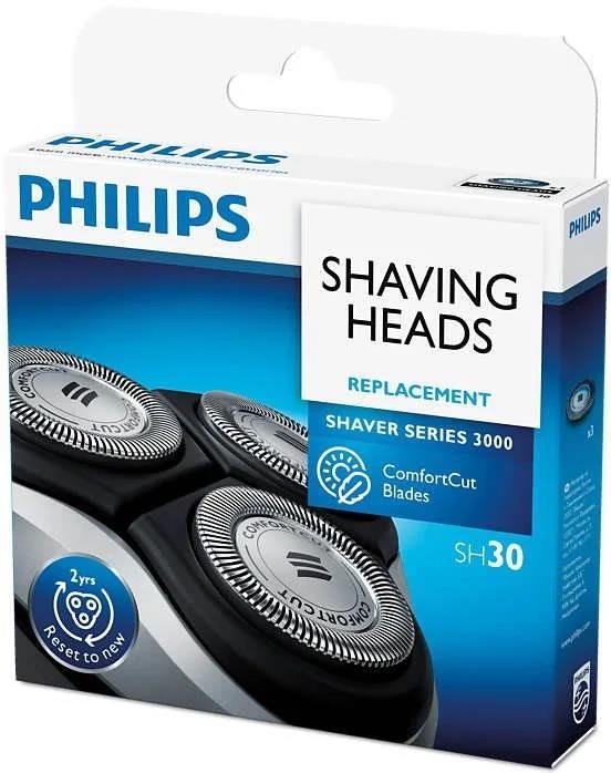 Philips SH30/ 50 náhradní holicí hlavy,  3 kusy1 