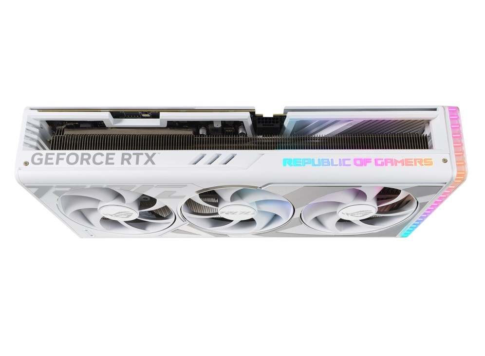 ASUS VGA NVIDIA GeForce RTX 4090 ROG STRIX WHITE OC 24G,  24G GDDR6X,  3xDP,  2xHDMI3 