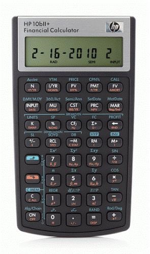 HP 10bII+ Financial Calculator-Bluestar - Finanční kalkulátor0 