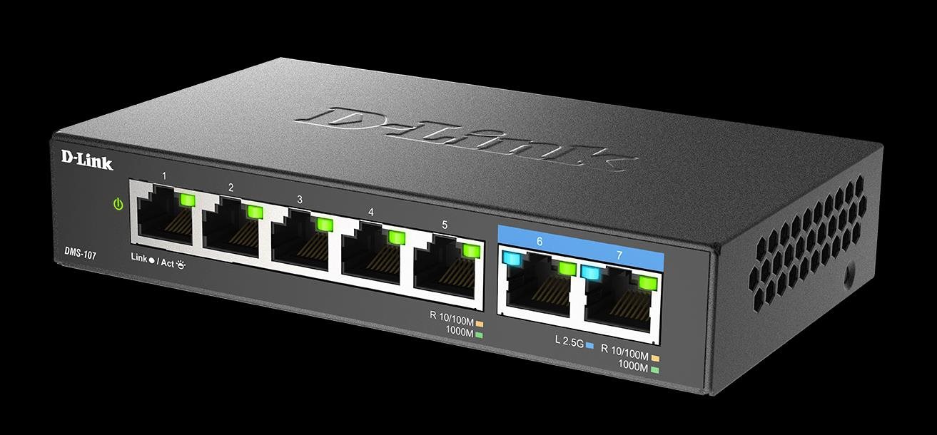 D-Link DMS-107/ E 7-Port Multi-Gigabit Unmanaged Switch2 