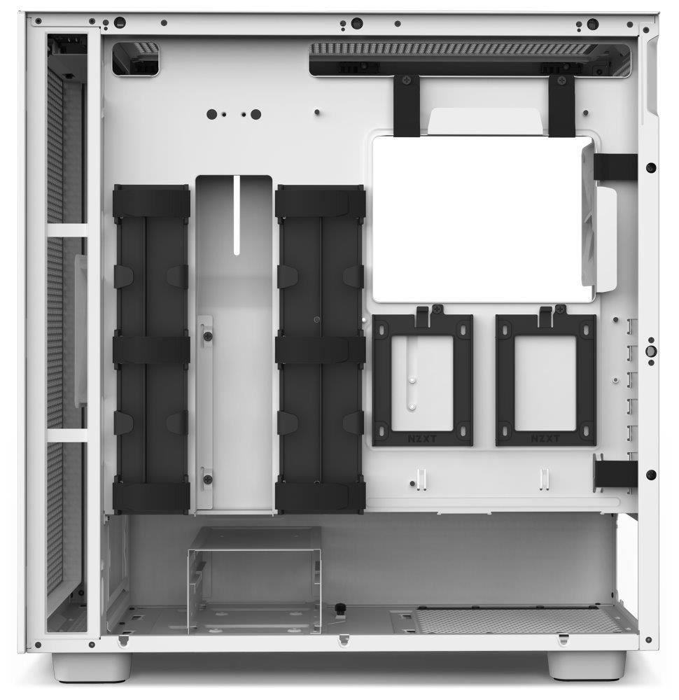 Skriňa NZXT H7 Flow edition / ATX / 2x120 mm ventilátor / USB-C / 2x USB / sklenená bočnica / sieťovaný panel / biela4 