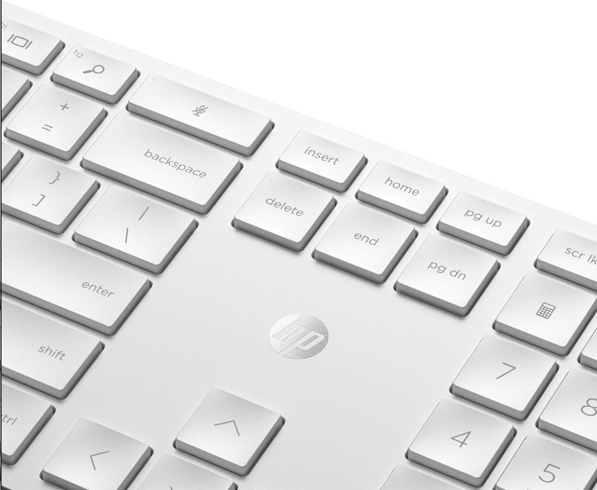 HP 650 Wireless Keyboard & Mouse- CZ/ SK klávesnice a myš,  bílá2 
