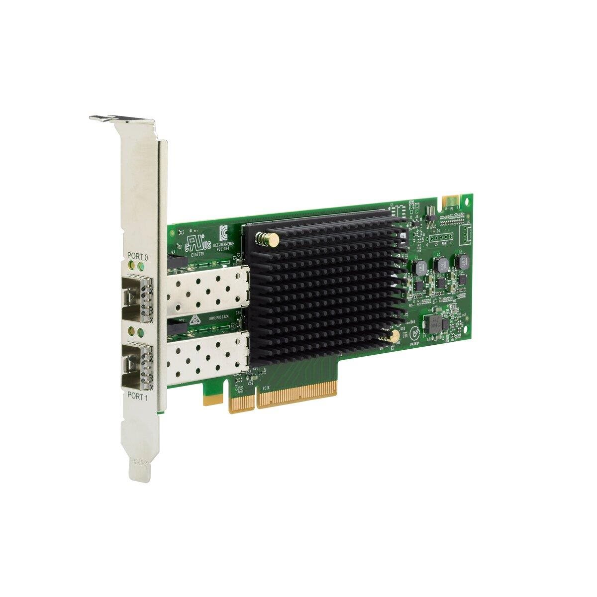 HPE SN1610E 32Gb 2-port Fibre Channel Host Bus Adapter RENEW R2J63A (no transceivers)1 