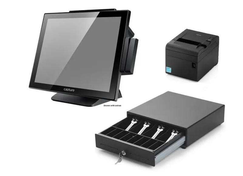 Capture POS In a Box,  Swordfish POS system J1900 + Thermal Printer + 330 mm Cash Drawer (with Windows 10 IoT)0 