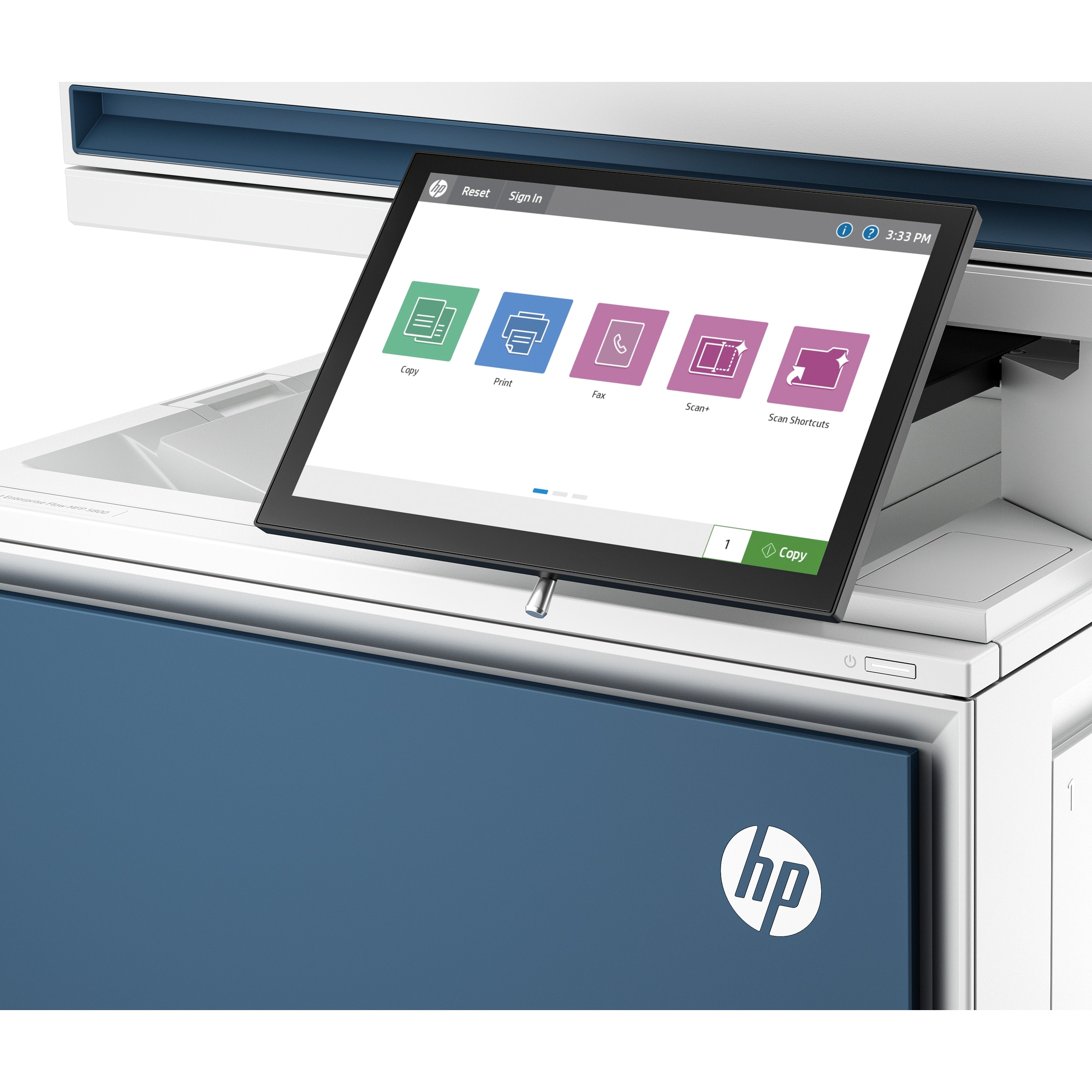 HP Color LaserJet Enterprise MFP 5800zf flow (A4,  43 strán za minútu,  USB 3.0,  Ethernet,  Tlač/ skenovanie/ kopírovanie,  F0 