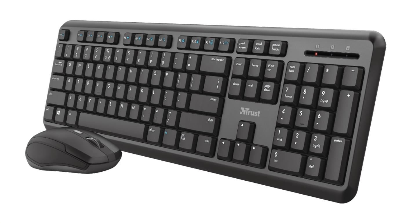 TRUST ODY WIRELESS KEYBOARD & MOUSE DE5 