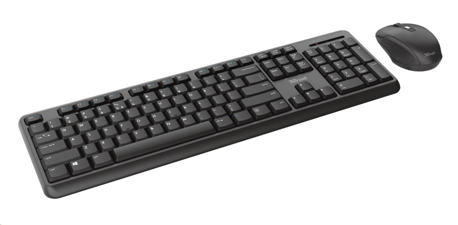 TRUST ODY WIRELESS KEYBOARD & MOUSE DE3 