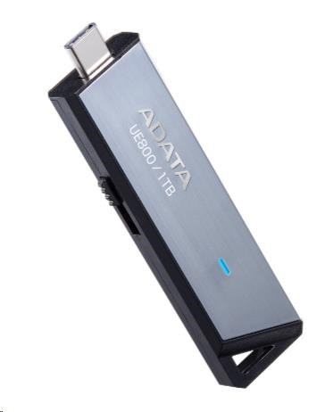 ADATA Flash Disk 128GB UE800, USB 3.2 USB-C, Elite drive, šedá kov černá plast0 