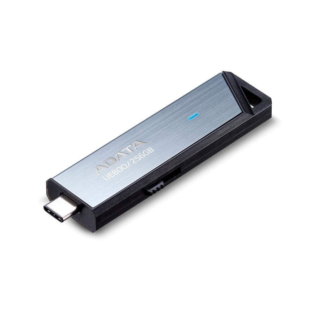 ADATA Flash Disk 256GB UE800,  USB 3.2 USB-C,  Elite drive,  šedá0 