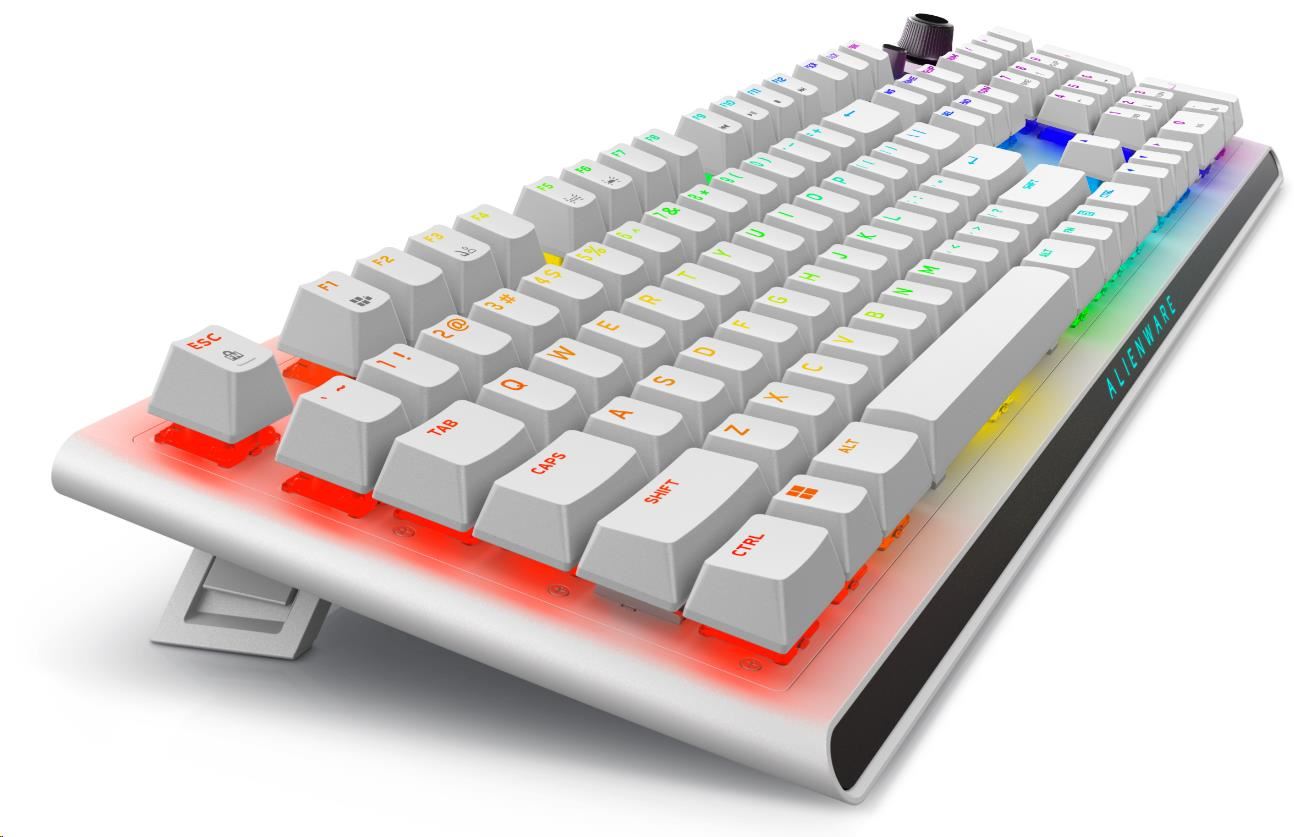 DELL KLÁVESNICA  Alienware Tri-Mode Wireless Gaming Keyboard - AW920K (Lunar Light)1 