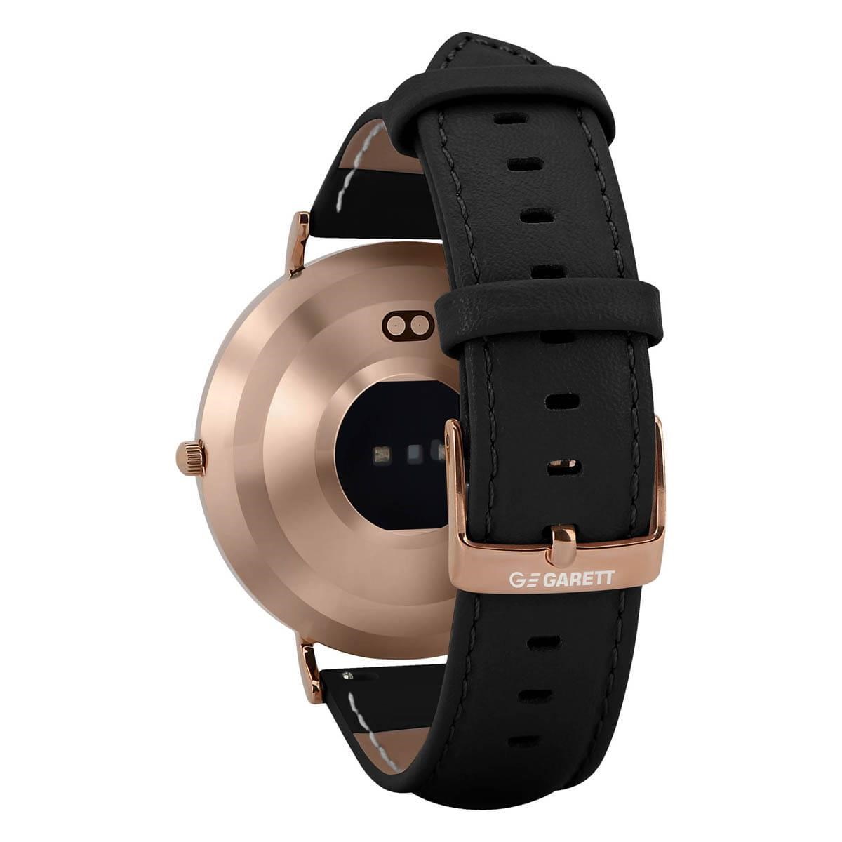 Garett Smartwatch Verona zlatá, černý řemínek3 