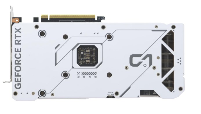 ASUS VGA NVIDIA GeForce RTX 4070 DUAL WHITE 12G,  12G GDDR6X,  3xDP,  1xHDMI2 