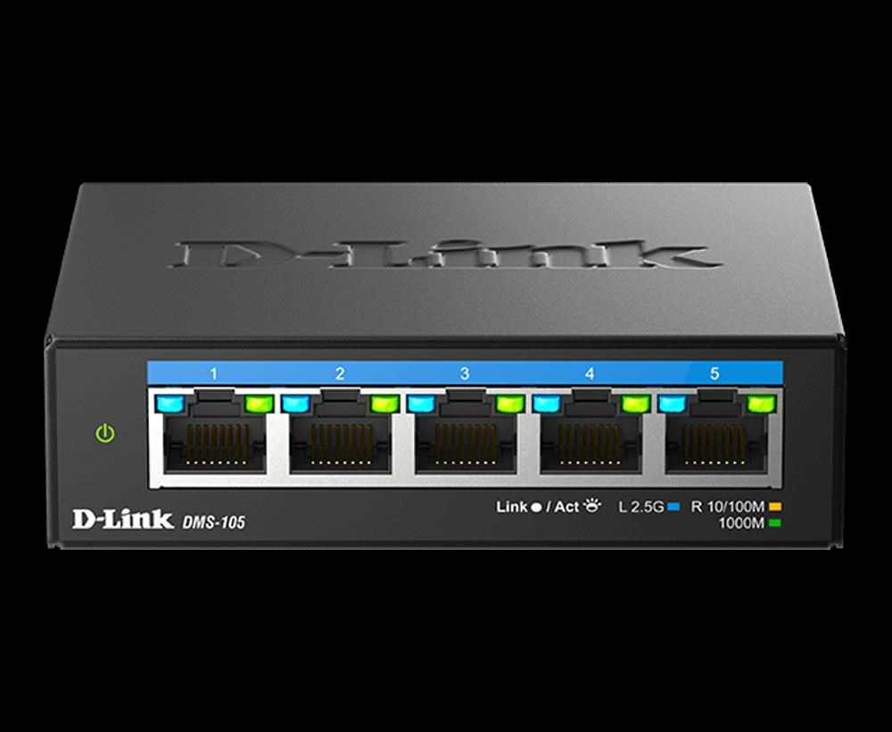 D-Link DMS-105/ E 5-Port Multi-Gigabit Unmanaged Switch3 
