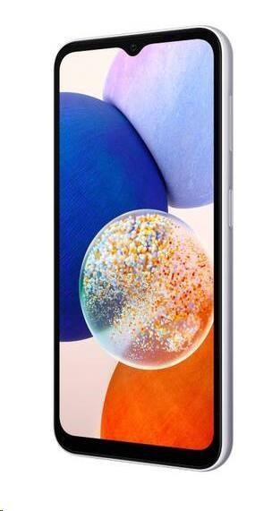 Samsung Galaxy A14 (A146),  4/ 128 GB,  5G,  stříbrný,  CZ distribuce3 