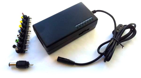 Napájací adaptér EUROCASE UNIVERSAL 96 W, AC 110-240 V, DC 12- 200 