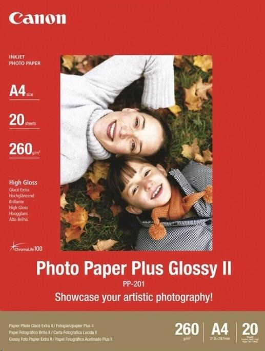 Canon fotopapír plus PP-201,  lesklý,  4x6,  100 listů0 