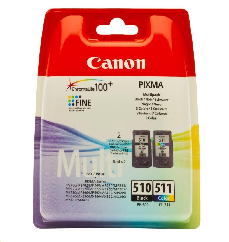 Canon BJ CARTRIDGE PG-510 /  CL-511 Multi pack SEC0 